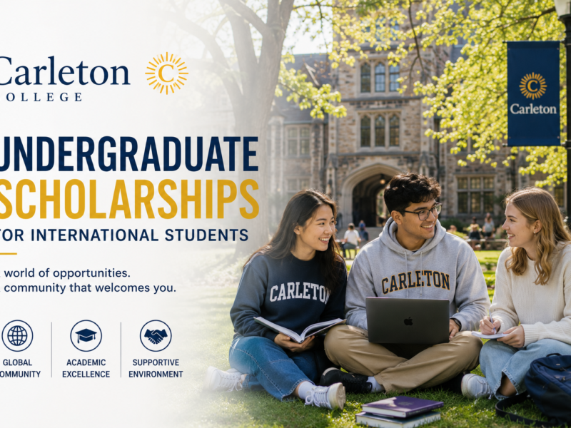 Carleton College Undergraduate Scholarships for International Students
