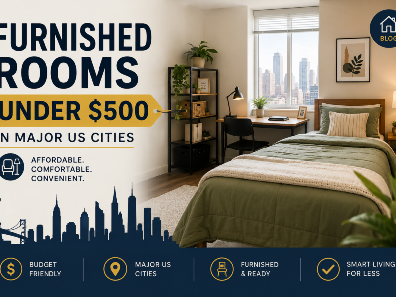 Furnished Rooms Under $500 in Major US Cities