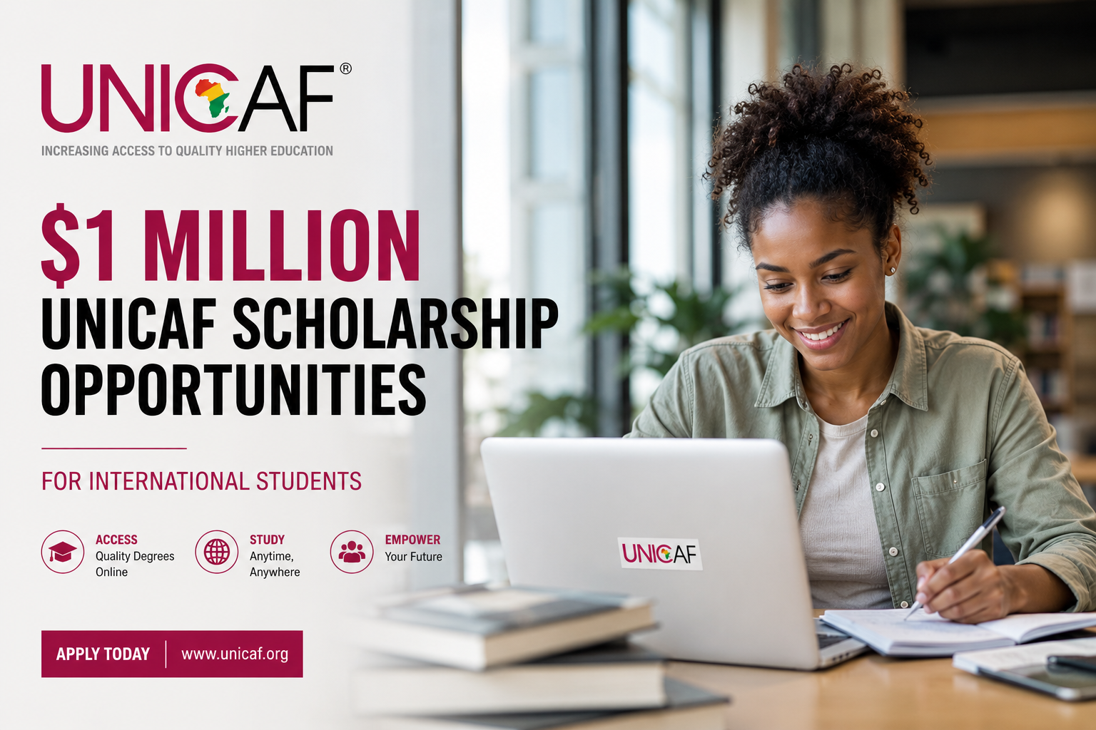 UNICAF Scholarship Opportunities for International Students